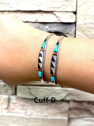 RTS ★ Zuni Precious Inlay Cuff