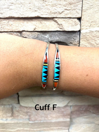 RTS ★ Zuni Precious Inlay Cuff