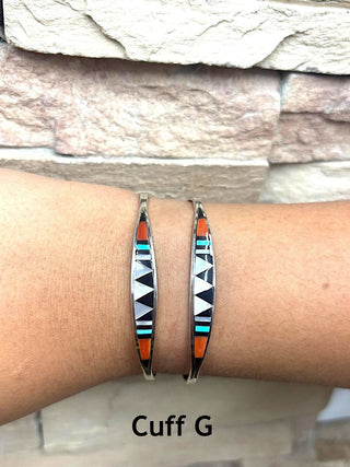 RTS ★ Zuni Precious Inlay Cuff