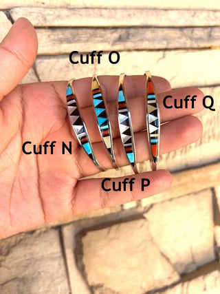 RTS ★ Zuni Precious Inlay Cuff