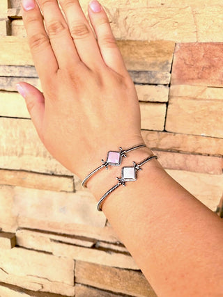 RTS ★ Pink Shell Diamond Sleeves Cuff