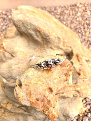 RTS ★ Red Coral Mama Bear Triple Paw Cuff