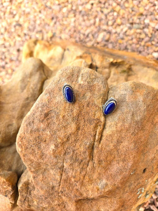 RTS ★ Lapis Lazuli Oval Studs