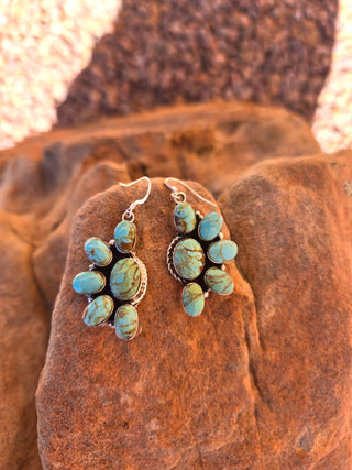 RTS ★ Navajo Half Cluster Drop Earrings