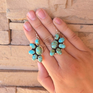 RTS ★ Navajo Half Cluster Drop Earrings