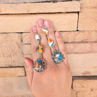 RTS ★ Triple The Happiness Drop Earrings