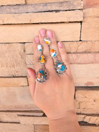 RTS ★ Triple The Happiness Drop Earrings