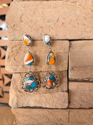 RTS ★ Triple The Happiness Drop Earrings