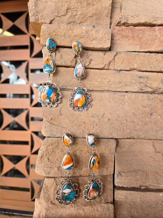 RTS ★ Triple The Happiness Drop Earrings