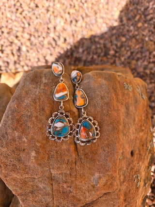 RTS ★ Triple The Happiness Drop Earrings