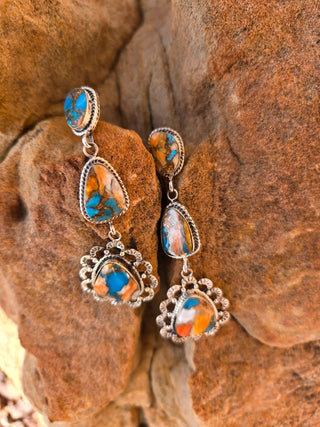 RTS ★ Triple The Happiness Drop Earrings