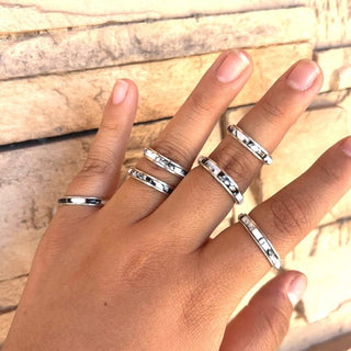 RTS ★ White Buffalo Infinity Inlay Ring