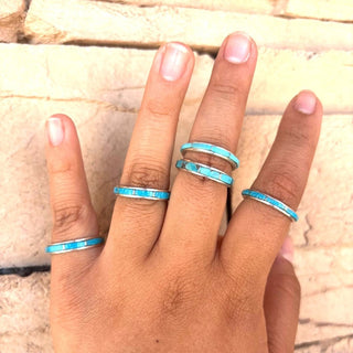 RTS ★ Turquoise Infinity Inlay Ring