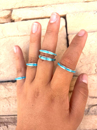 RTS ★ Turquoise Infinity Inlay Ring
