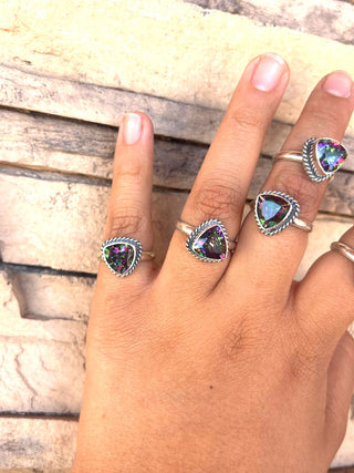 RTS ★ Mystic Topaz Solitaire Ring