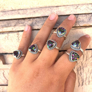 RTS ★ Mystic Topaz Solitaire Ring