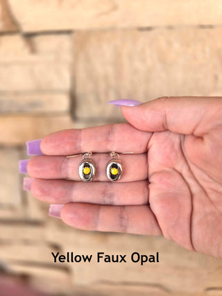 RTS ★ Faux Opal Shadowbox Earrings