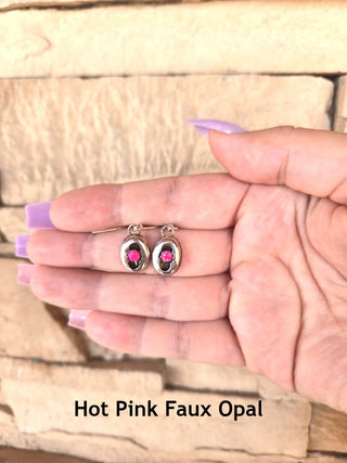 RTS ★ Faux Opal Shadowbox Earrings