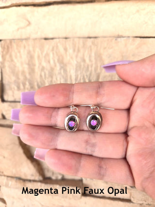 RTS ★ Faux Opal Shadowbox Earrings