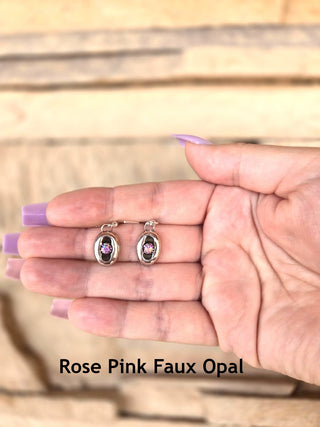 RTS ★ Faux Opal Shadowbox Earrings