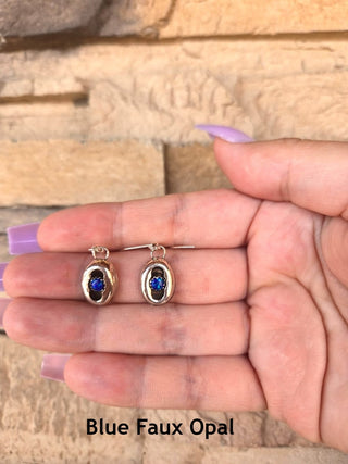 RTS ★ Faux Opal Shadowbox Earrings