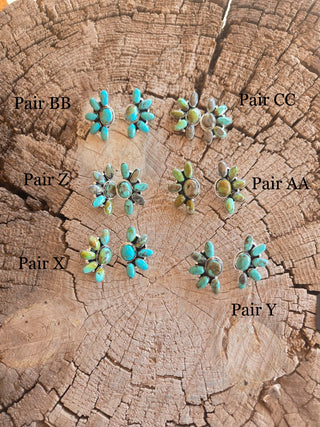 RTS ★ Navajo Half Cluster Earrings