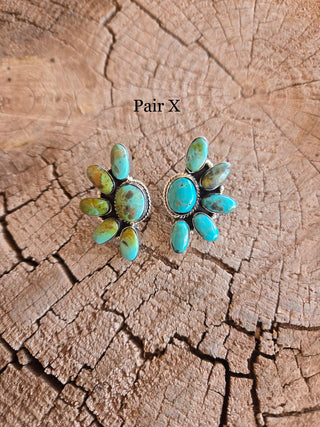 RTS ★ Navajo Half Cluster Earrings