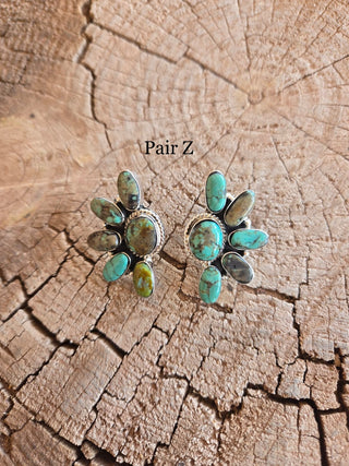 RTS ★ Navajo Half Cluster Earrings