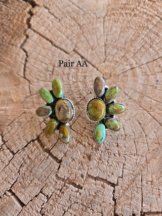 RTS ★ Navajo Half Cluster Earrings
