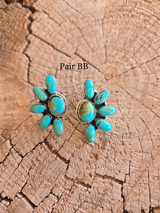 RTS ★ Navajo Half Cluster Earrings