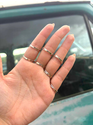 RTS ★ Goldie Stacker Pink Shell Ring