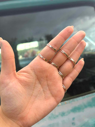 RTS ★ Goldie Stacker Pink Shell Ring