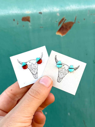 RTS ★ Zuni Teardrop Studs