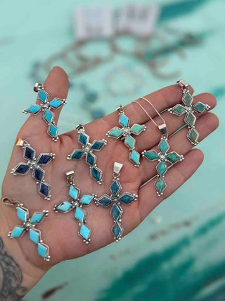 RTS ★ Living On A Prayer Cross Pendant