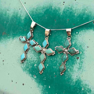 RTS ★ Living On A Prayer Cross Pendant