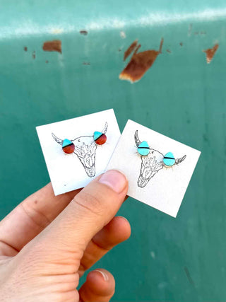 RTS ★ Zuni Teardrop Studs