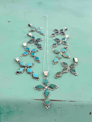 RTS ★ Living On A Prayer Cross Pendant