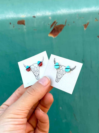 RTS ★ Zuni Teardrop Studs