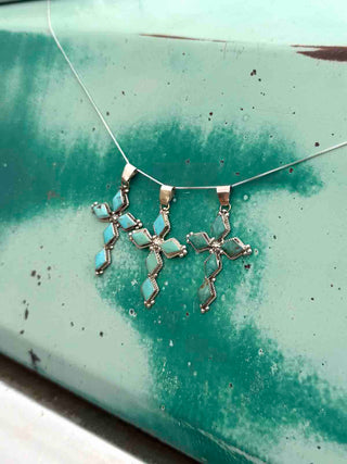 RTS ★ Living On A Prayer Cross Pendant