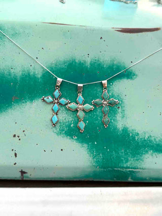 RTS ★ Living On A Prayer Cross Pendant