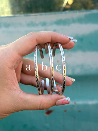RTS ★ Take My Hand Stamped Cuff
