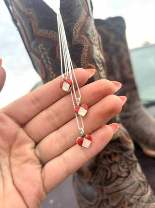 RTS ★ So Teeny Red Heart Necklace