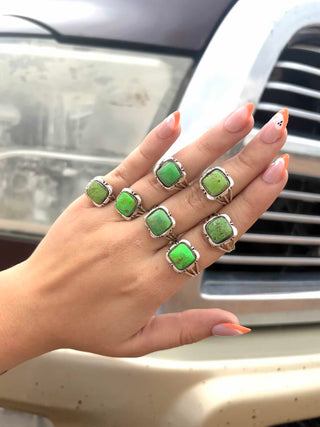 RTS ★ I Know You Ring ★ Green Turquoise
