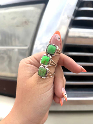 RTS ★ I Know You Ring ★ Green Turquoise