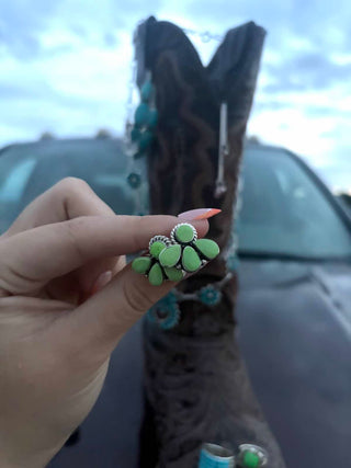 RTS ★ Fleur Green Studs