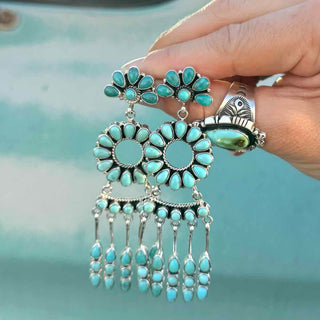 RTS ★ I Cry Only In Turquoise Earrings