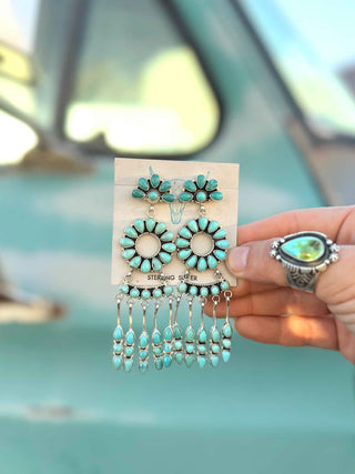 RTS ★ I Cry Only In Turquoise Earrings
