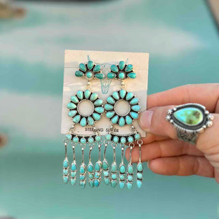 RTS ★ I Cry Only In Turquoise Earrings