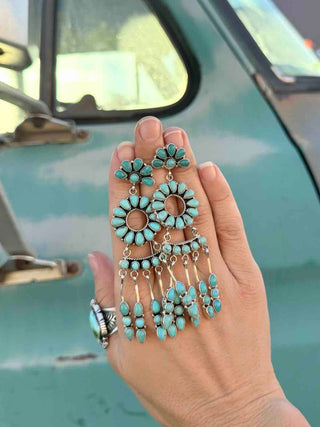 RTS ★ I Cry Only In Turquoise Earrings