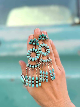 RTS ★ I Cry Only In Turquoise Earrings